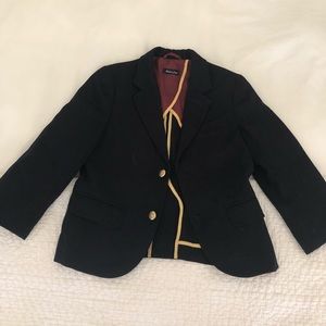 Navy wool blazer boys